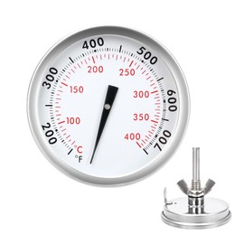 QuliMetal 67088 67731 Accurate Grill Thermometer for Weber Genesis 300, Genesis II & Summit Series Grills, Genesis E/S 310 330 Temperature Gauge, Center Mount, Thermostat Replacement 2-3/8” Dia