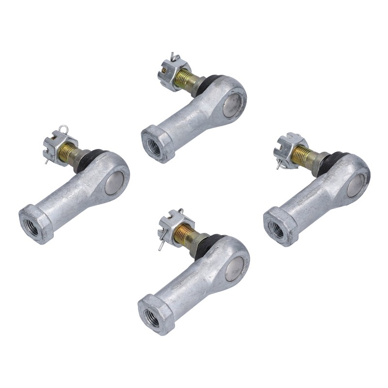 4PCS Tie Rod End Kit Rubber Metal WearResistant Replacement for