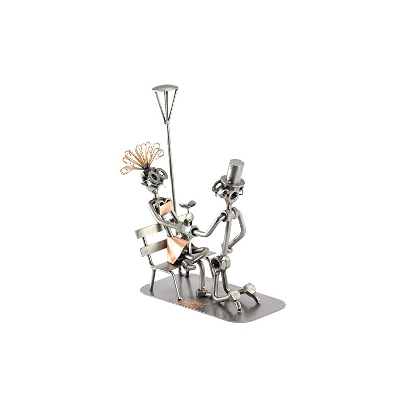 Steelman24 I Nuts and bolts sculpture Marriage Proposal I Handmade