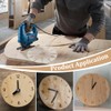 BENECREAT Clock Router Templates, 30cm Acrylic Router Inlay Template, Circle