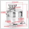 Water Overflow Tank 7075 Aluminum Car Accessories Fit for S