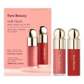 Rare Beauty Mini Soft Pinch Liquid Blush Y Lip Oil Set Tono Del Maquillaje Soft Pinch Liquid Blush Mini In Worth True Rose Y Soft Pinch Tinted Lip Oil Mini In Beloved Soft Burgundy