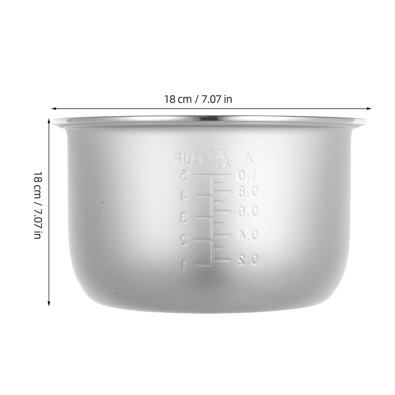 STOBAZA Nonstick Electric Pressure Cooker Inner Pot Replacement Aluminum Alloy