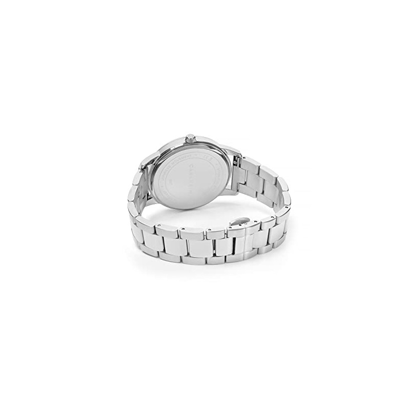 Carlheim Men's Watches Carl 4007 Silver Japanese Quartz Movement, silver