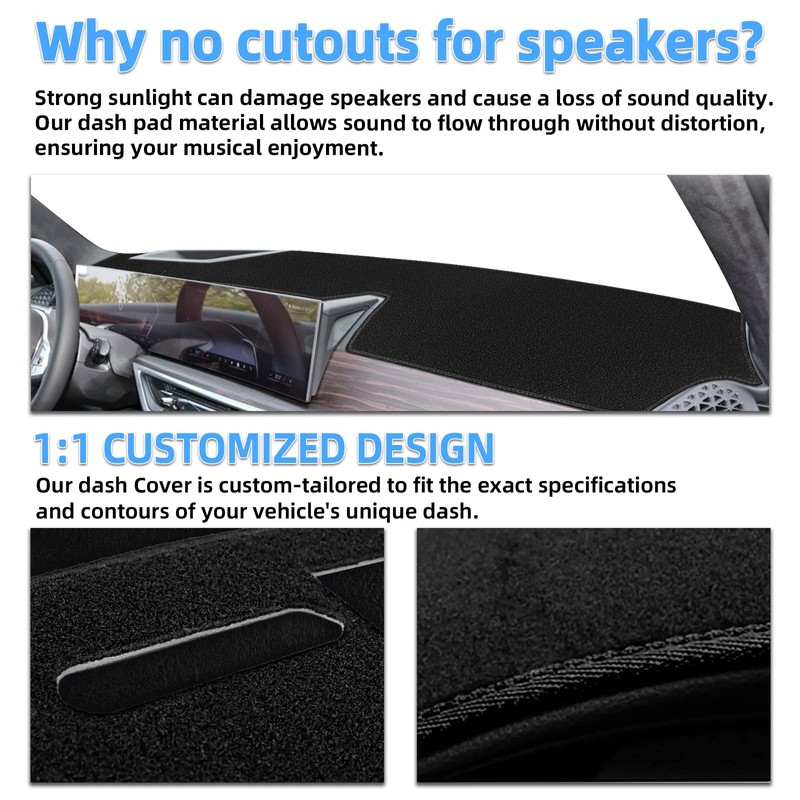 SKYLOTEC Dashboard Mats Dash Covers Pad Compatible with Honda Acura