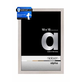 nielsen Alpha Aluminium Picture Frame 10 x 15 cm Oak White