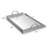 only fire Universal Stainless Steel Cooking Griddle, Flat Top Plate
