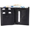 Akzent 3000036 Men's Wallet Real Leather Portrait Format 12 x