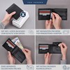 VON HEESEN Men's Leather Wallet with RFID Protection - Genuine