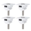 Solar Panel Bracket Centre Clamps Steel Silver 30mm Lightweight Solar