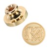PATIKIL Alphabet K Wax Seal Stamp, Initial Letter Sealing Wax