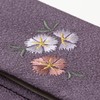 Double-Fold Chiffon Embroidered Kyoto Prayer Beads Bag, Rosary Bag, Rosary