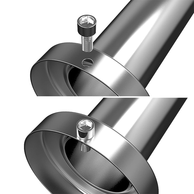 Spec-D Tuning 4.5" Tip Universal Silencer Compatible with Subaru WRX