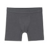 Terramar Men's 6" Silkskins Boxer Briefs, Grey, Medium