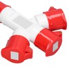Industrial Socket Waterproof Electrical Connector 3 Way 16A Outlet for