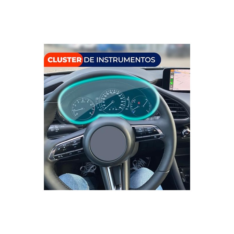 Kit Protector de Pantalla para Mazda 3 y CX30 2024-2026,