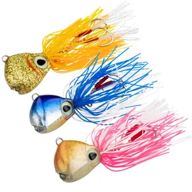 THKFISH 3pcs Rubber Jigs Bass Lures Bass Jigs Bass Saltwater Flounder, Fluke, Bass, Blackfish 3 Sizes-Mixed