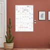Dry Erase Wall Calendar 3 Month Calendar - Blank Undated