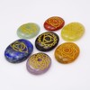 Harmonize 7 Multistone Oval Shape Set Feng Spiritual Reiki Healing