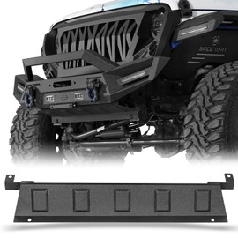 Hooke Road Steel Skid Plate for 2018-2025 Jeep Wrangler JL & Gladiator JT, Only Work with Hooke Road Different Trail X Front Bumper