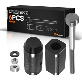 9U-6891 Injector Sleeve Cup Remover & Installer Tool Set - Heavy Duty Steel 6-Piece Kit for CAT Caterpillar 3406E, C10, C12, C15, C16, C18 Engines (6 PCS)