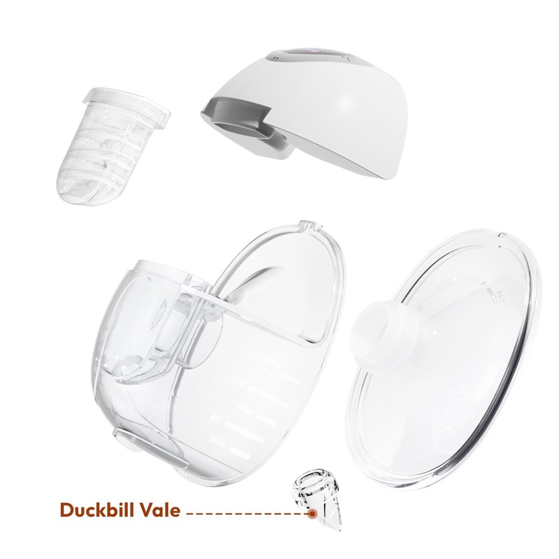 NCVI Duckbill Valves Compatible with NCVI Wearable Breast Pump 8111/8131,