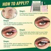 KEYYOULASH DIY Lash Extension Kit 120pcs Eyelash Clusters Eyelash Extension
