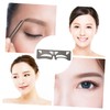 FRCOLOR 3sets Brow Ruler Stencil Kit Eyebrow Guide Template Ruler