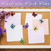 Epakh Tachuelas de Mariposa Decorativas con Efecto 3D, Multicolor, 30