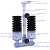 Powkoo Aquarium Fish Tank Filter Sponge Filter Double Sponge Filters