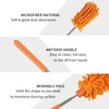 Microfiber Duster for Cleaning, Dusters with Telescoping Extension Pole, Extendable