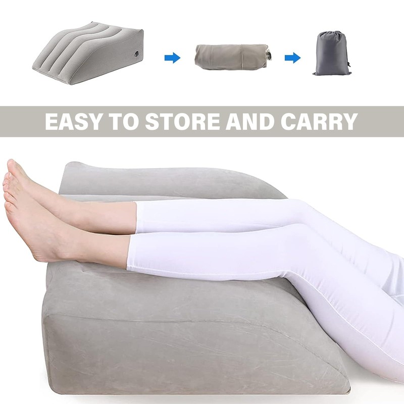 SANTOO Leg Pillow Leg Pillow for Sleeping Inflatable Pillow