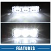 A ABSOPRO Car LED Daytime Running Light Bar 3.4Inch Bumper