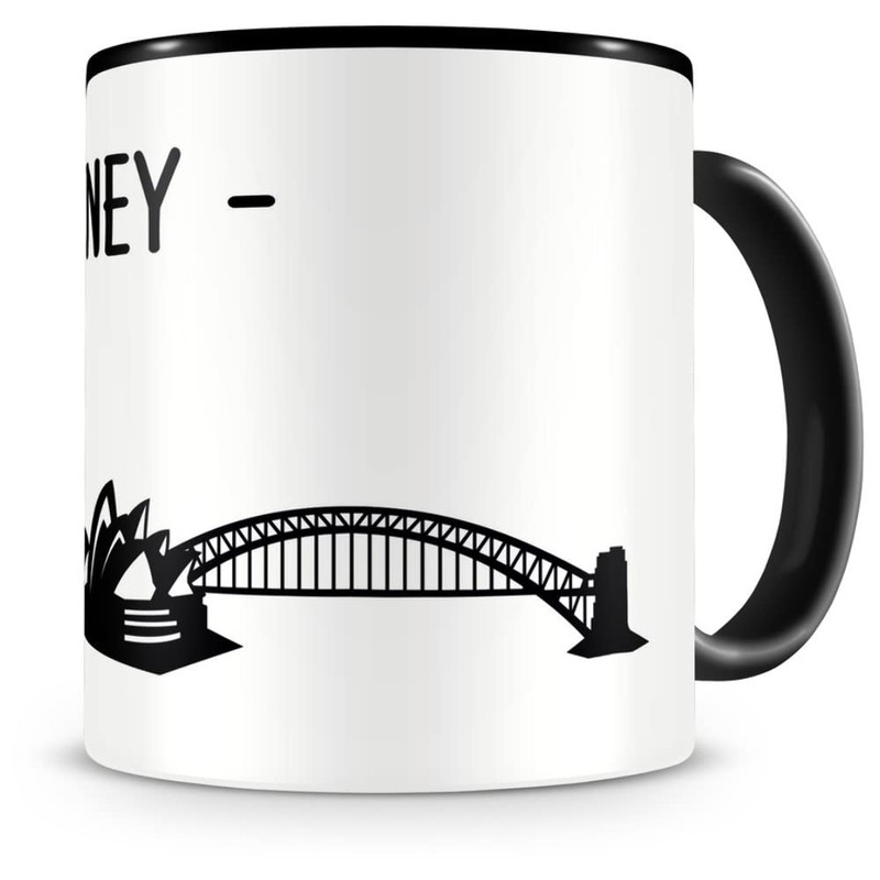 Samunshi® Sydney Skyline Coffee Cup / Tea Cup Height 95