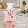 Baby Security Blanket Cute Bunny Baby Teething Stuffed Dolls Soft