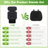 Siivton Kids Booster Seat Protector Mat, Thick, Anti-Slip, Waterproof, with