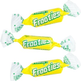 Pineapple Tootsie Roll Frooties Chewy Tropical Candy with Fresh Sweet & Juicy Flavor 85+ Pieces Individually Wrapped in Resealable Assortit Bag, 1.5 Lb (24-Oz) Made in USA