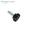 CoCud Knurling Clamp Knob M6 x 15mm Male Thread 20mm
