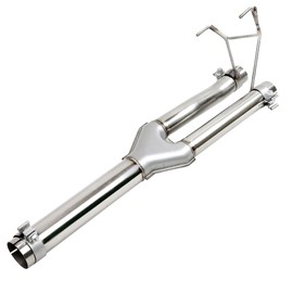 YOLANDO Dual Exhaust Muffler Y-Pipe Direct Fit Kit Fits 2009-2019 For Dodge Ram 1500 Hemi 5.7L Pickup Truck Stainless Steel