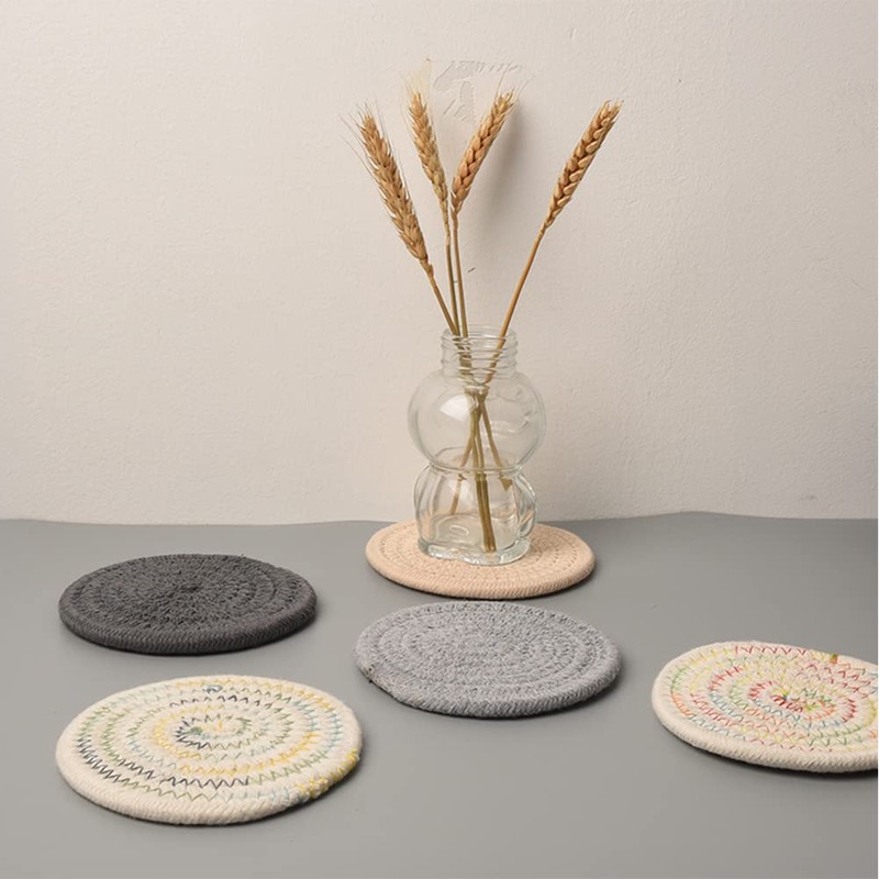 MinniLove European Coasters Water Absorption Insulation Pad Placemat Trivet Washable