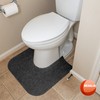 RESILIA Universal Rounded Commode Potty Training Mats - Super-Absorbent Toilet
