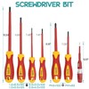 7 Piece Insulated Screwdriver Set R'deer Industrial Level 1000v Cr-V