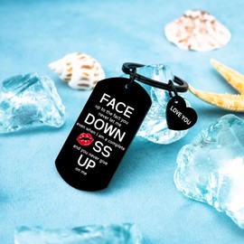 MigPio Boyfriend Keychain For Him Gifts Boyfriend I Love You Gifts for Him Long Distance Relationship Gift for Couple Valentine's Day Birthday Christmas Gift for Husband Boyfriends Couple