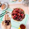 Chewarelly 36 Pcs Artificial Lifelike Cherries Fake Cherry Simulation Fruit