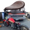 JMTBNO Retro Motorcycle Solo Seat Spring Bobber Base For Honda