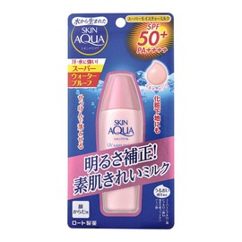 Skin Aqua (SKIN AQUA) Sun Protection, Super Moisture Milk, Formulated with 4 Moisturizing Ingredients, Water Sensing Milky Pink, 1.4 fl oz (40 ml) *Super Waterproof