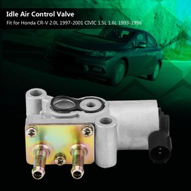 Qiilu Válvula de control de aire de ralentí, IAC para Honda CR-V 2.0L 1997-2001 para Civic 1.5L 1.6L 1993-1996 36450P0D004