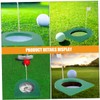 BIUDECO Indoor Golf Putting Cup Set Pcs Flags Golf Practice