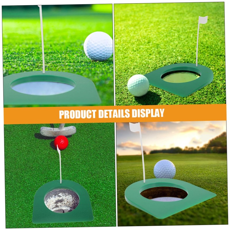 BIUDECO Indoor Golf Putting Cup Set Pcs Flags Golf Practice