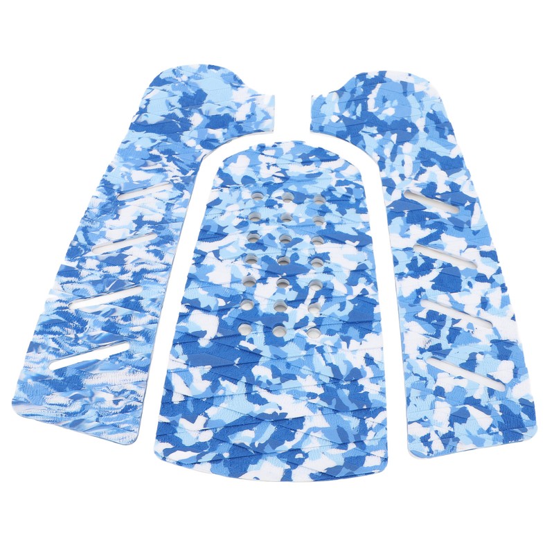 3pcs EVA Surfboard Deck Traction Pad Non Slip Grip Double